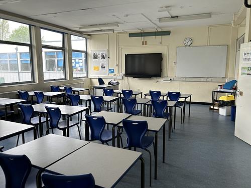 St Albans Girls' School sixth form classroom (Room P5)