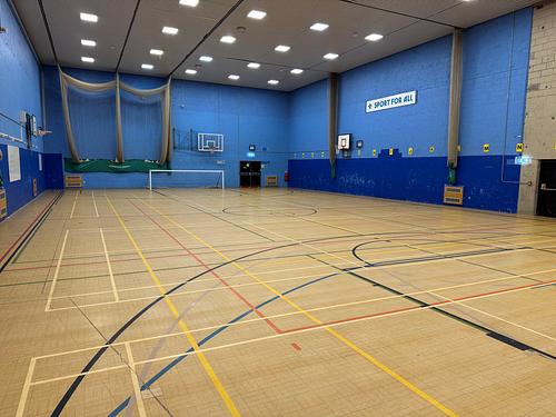Budehaven Community School Badminton Court 2