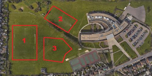 Northfleet Technology College (NTC) Football Pitch 3 (98m x 57m) No Goalposts