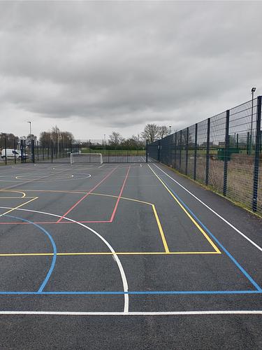 Tudor Grange Primary Academy Meon Vale MUGA 1 (school end)