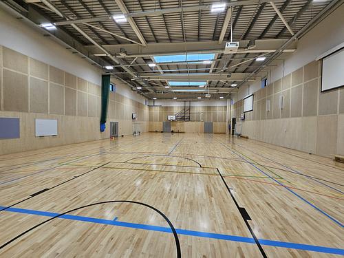 Co-Op Academy Florence MacWilliams Sports Hall Second Half (2 badminton courts) 