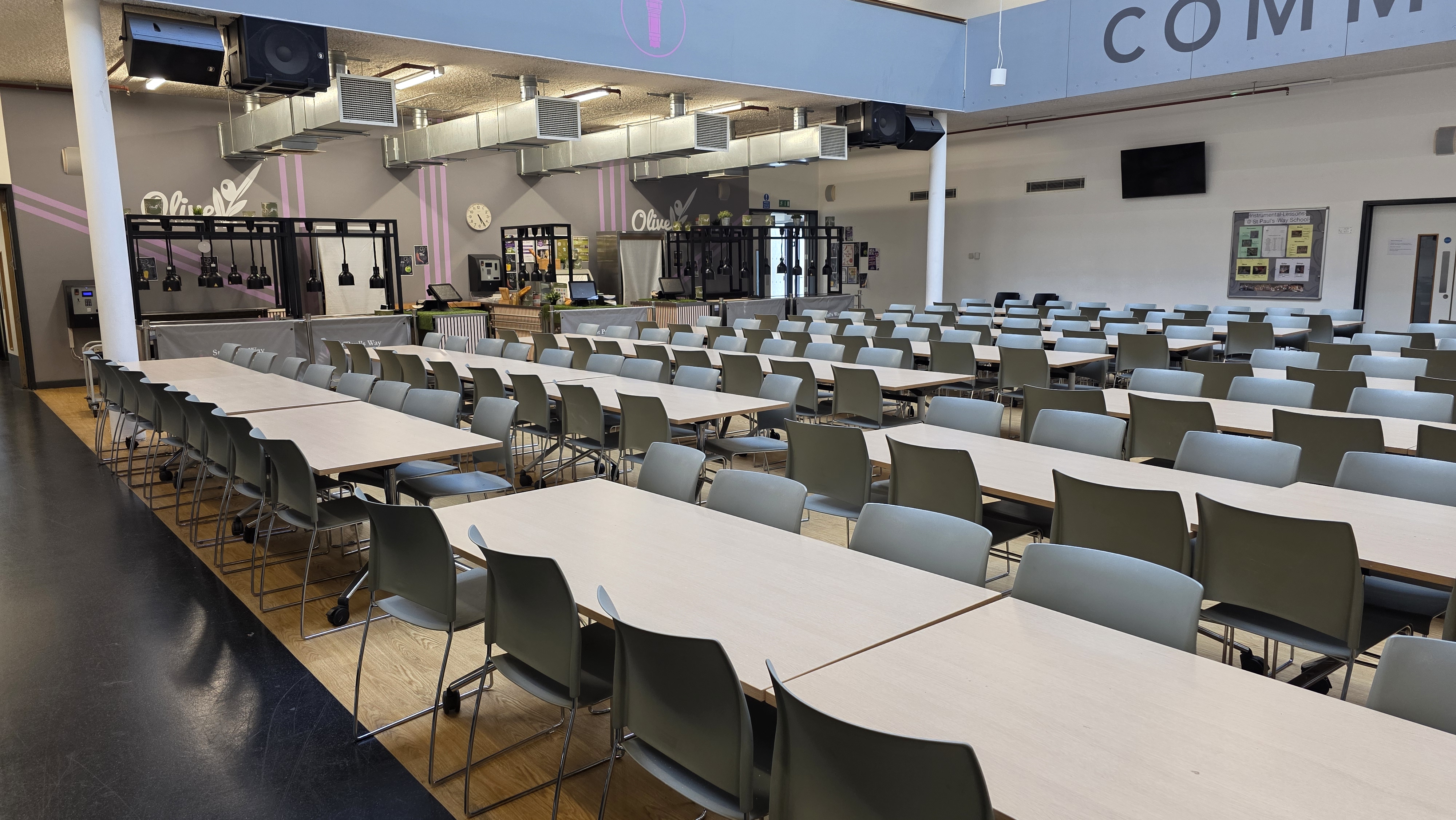 St Paul's Way Secondary School Atrium/Dining Hall 1 - photo 2