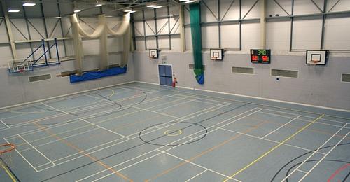 Oaks Park High School Sports hall - Badminton Court 1
