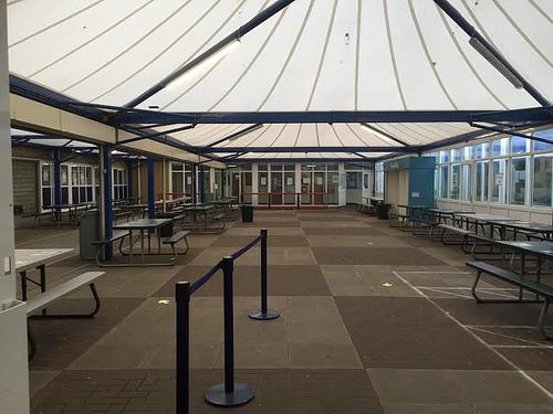 St Albans Girls' School Canopy Outdoor area